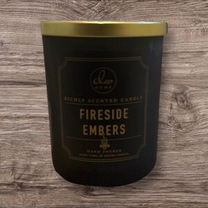DW Home Black and Gold Fireside Embers Candle